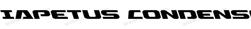 Iapetus Condensed Co字体转换